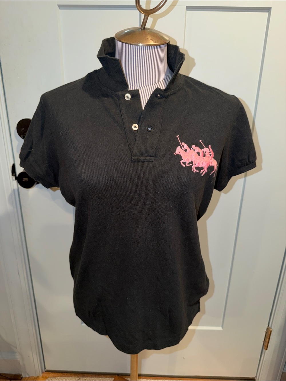 NWT Pink Pony Skinny Polo Shirt Sz. Large